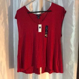 Red Hot Valentine Top w/Open Slit Back